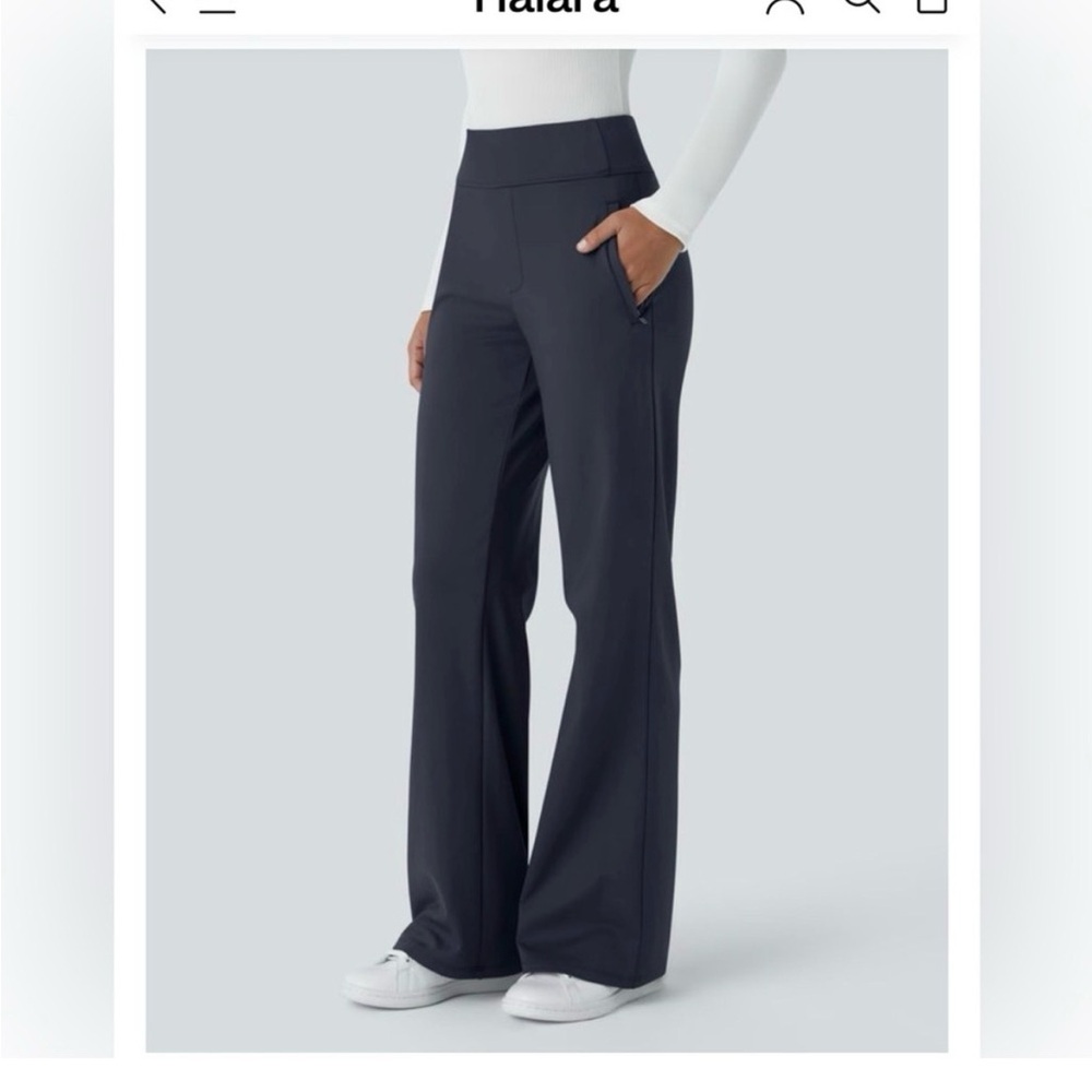 **SOLD*******BRAND NEW** with tags HALARA Wide Leg Grey/Blue versatile pants